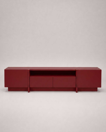 Szafka RTV z szufladami Lines 180 Burgundy | ITODI