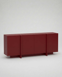 Komoda z drzwiami Lines 135 Burgundy | ITODI Komoda z drzwiami Lines 135 Burgundy | ITODI