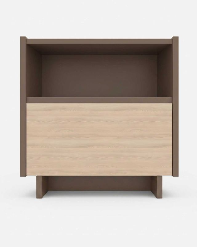 Szafka nocna z szufladą Lines Jesion 55 cm | ITODI