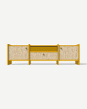 TV unit in Żółty curry with drawers and doors – made to measure TV unit in Żółty curry with drawers and doors – made to measure