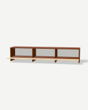 Szafka RTV w kolorze Ceglany Soft Grain V30 z frontem uchylnym – mebel na wymiar Szafka RTV w kolorze Ceglany Soft Grain V30 z frontem uchylnym – mebel na wymiar