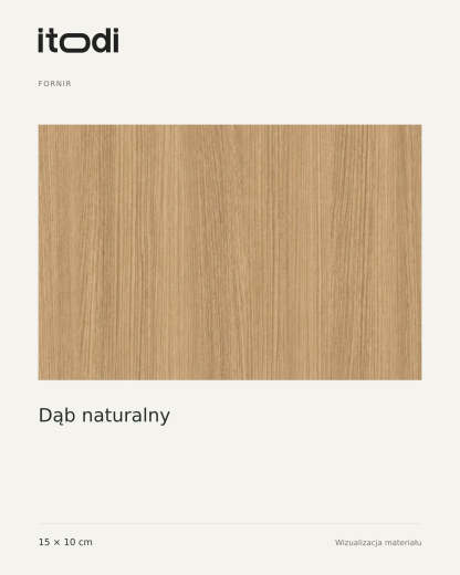 Próbka forniru – Dąb naturalny 15 × 10 cm