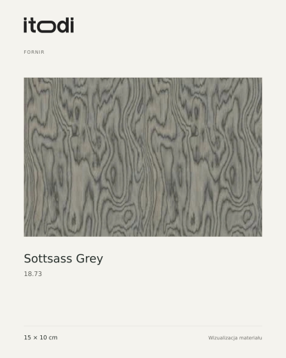 Próbka forniru – Sottsass Grey 18.73 15 × 10 cm