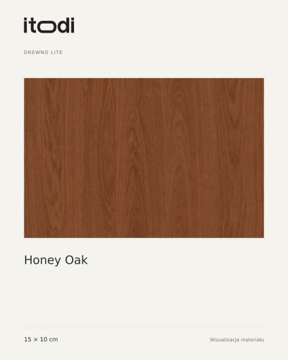 Próbka drewna litego – Honey Oak 15 × 10 cm