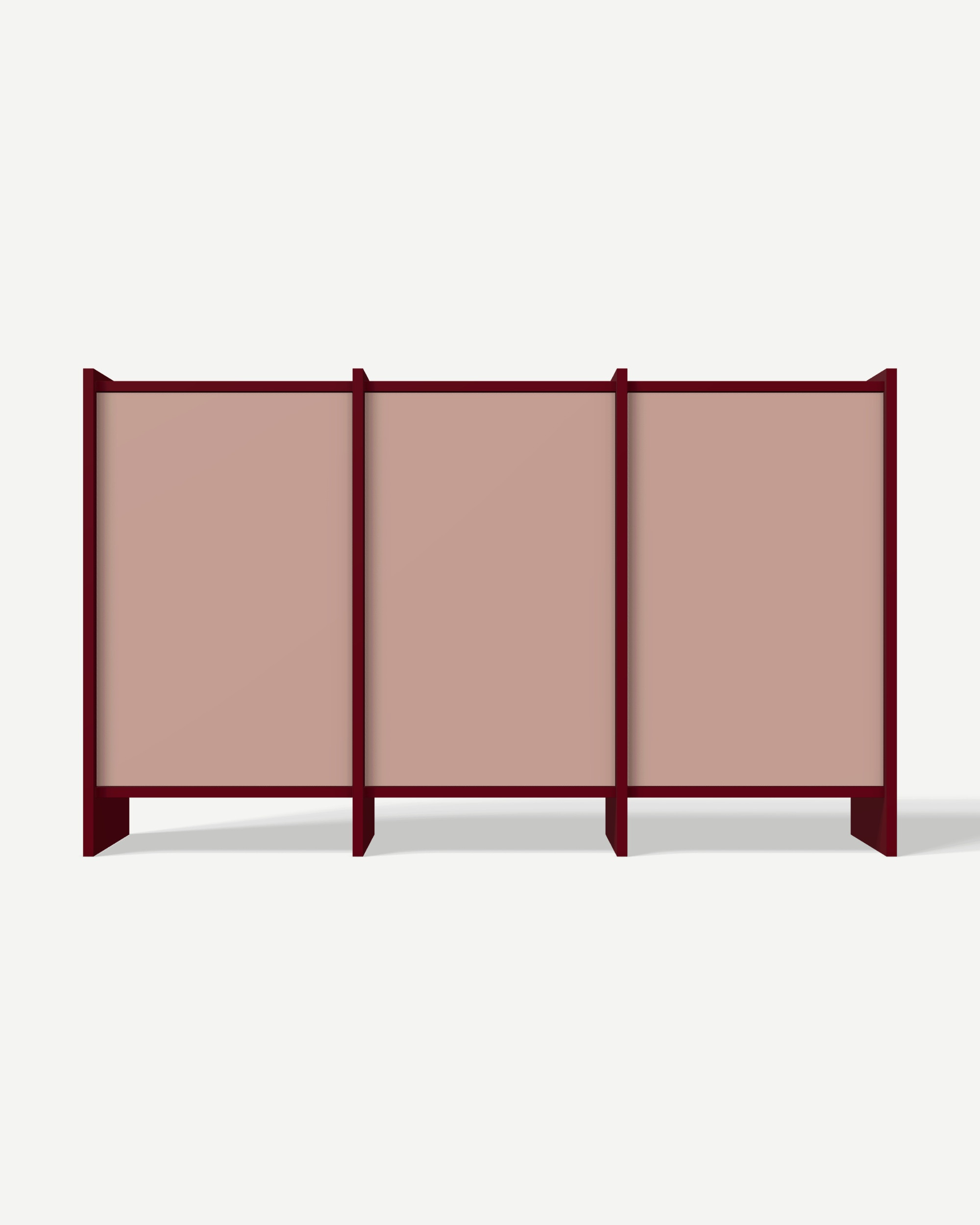 Komoda w kolorze Burgund z drzwiczkami – mebel na wymiar Komoda w kolorze Burgund z drzwiczkami – mebel na wymiar