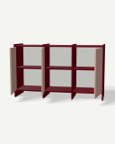Sideboard in Burgund with doors – made to measure