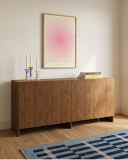 Sideboard in Orzech Lincoln decor with doors – made to measure