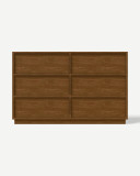 Sideboard in Orzech Lincoln decor with drawers – made to measure