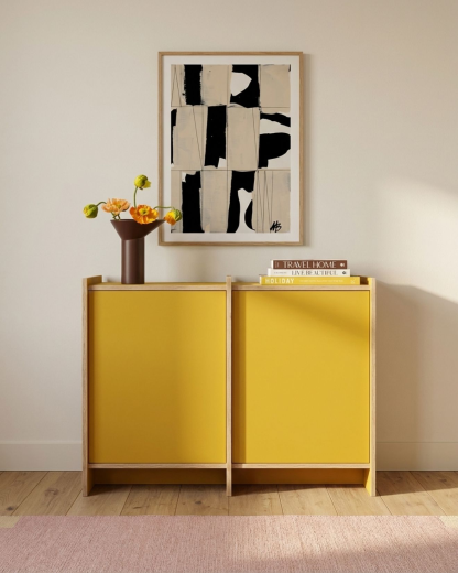 Komoda w kolorze Ochre z drzwiczkami – mebel na wymiar