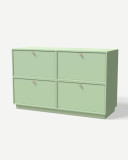 Sideboard in Pastel Green with drawers – made to measure