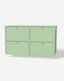 Komoda w kolorze Pastel Green z szufladami – mebel na wymiar
