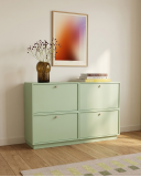 Sideboard in Pastel Green with drawers – made to measure