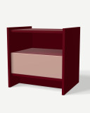 Sideboard in Burgund with drawers – made to measure