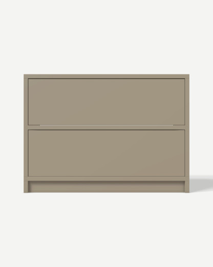 Sideboard in Szary kamienny with drawers – made to measure