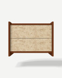 Szafka nocna w kolorze Ceglany Soft Grain V30 z szufladami – mebel na wymiar Szafka nocna w kolorze Ceglany Soft Grain V30 z szufladami – mebel na wymiar