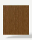 Bathroom vanity in Orzech Lincoln decor with doors – made to measure Bathroom vanity in Orzech Lincoln decor with doors – made to measure