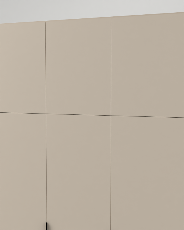 Szafa w kolorze Kaszmir z półkami – mebel na wymiar Szafa w kolorze Kaszmir z półkami – mebel na wymiar