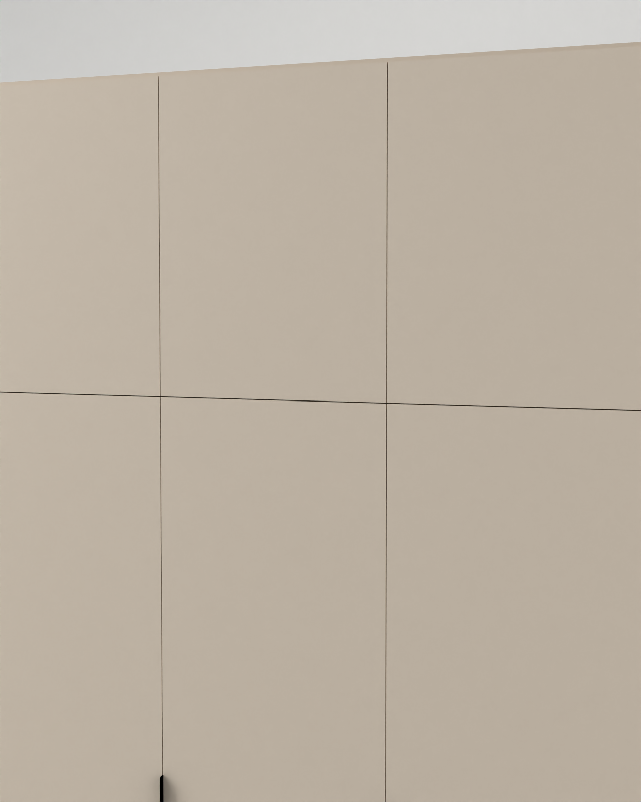 Szafa w kolorze Kaszmir z półkami – mebel na wymiar Szafa w kolorze Kaszmir z półkami – mebel na wymiar