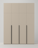 Wardrobe in Kaszmir with shelves – made to measure