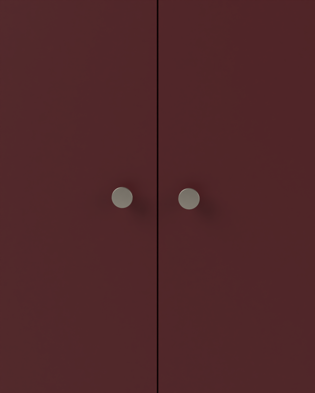 Wardrobe in Birch Plywood WOODECO decor with shelves – made to measure