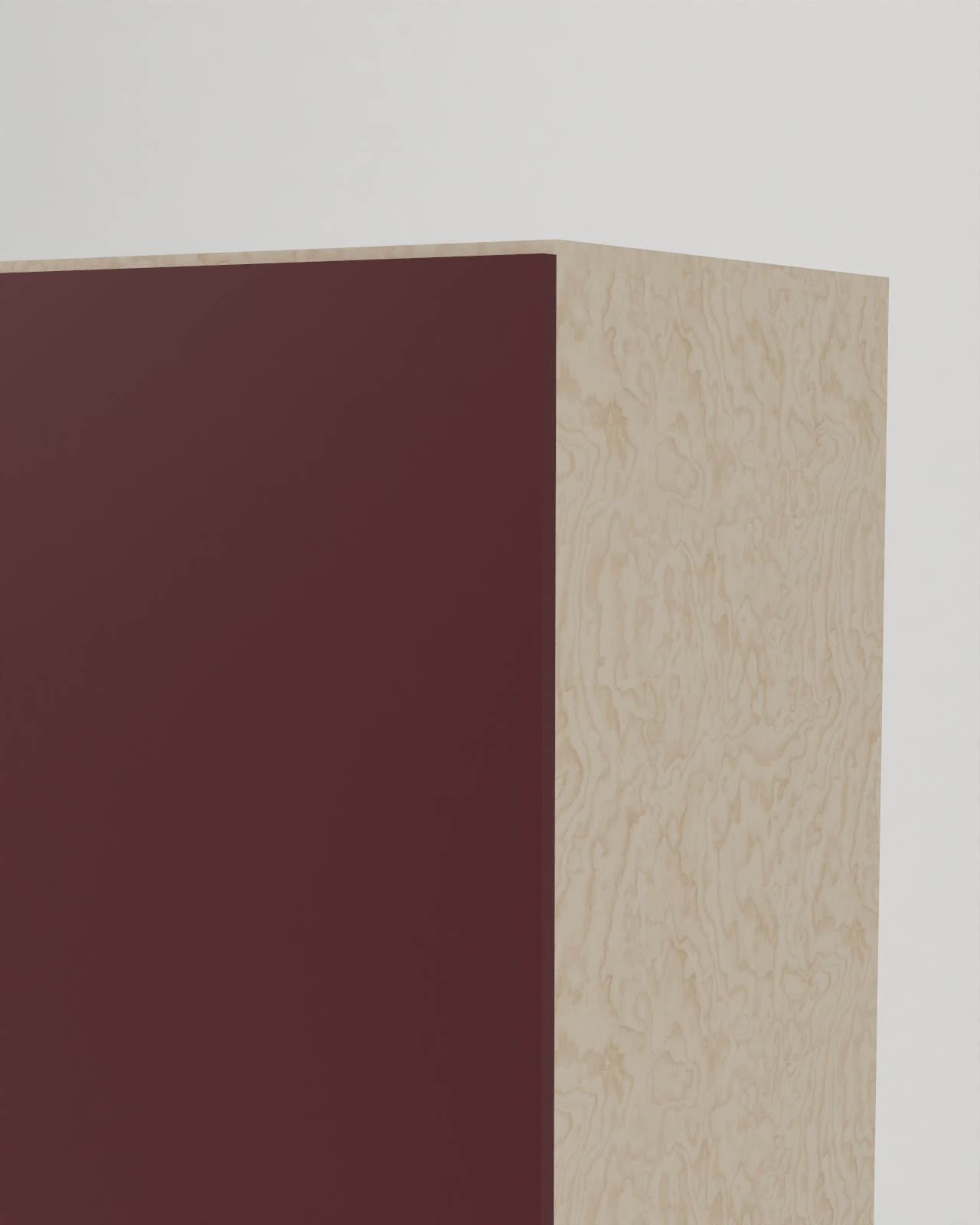 Szafa w dekorze Birch Plywood WOODECO z półkami – mebel na wymiar Szafa w dekorze Birch Plywood WOODECO z półkami – mebel na wymiar