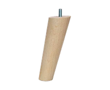 Oak angled round leg 150 mm